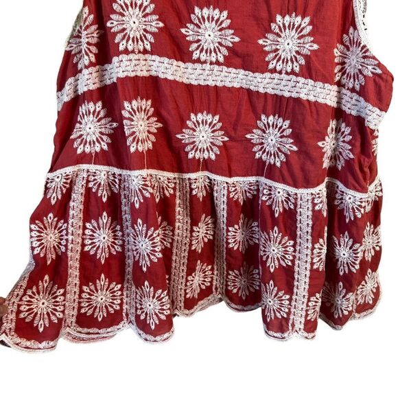 Cato boho lace and embroidery top size 22/24 - Picture 5 of 8